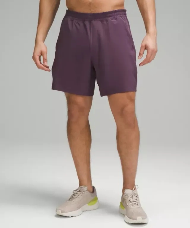lululemon – Men's Pace Breaker Linerless Shorts – 7" – Color Purple – Size 2XL