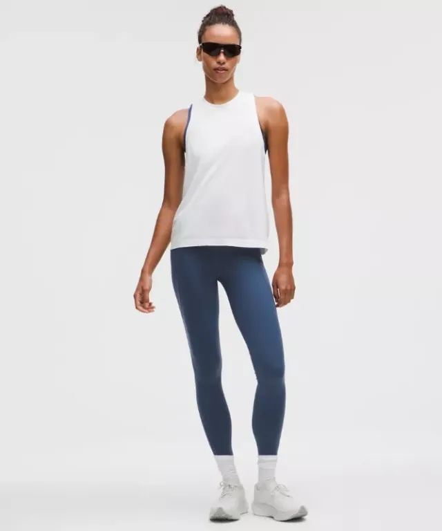 lululemon – Women's Fast and Free High-Rise Tight Leggings 5 Pocket – 28" – Color Blue – Size 0