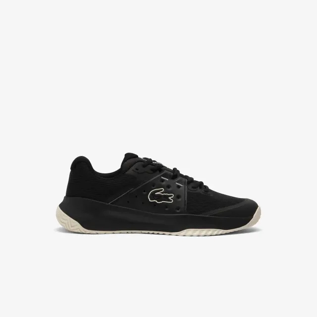 Lacoste Men's Power Serve Padel Shoes - Black & Off White