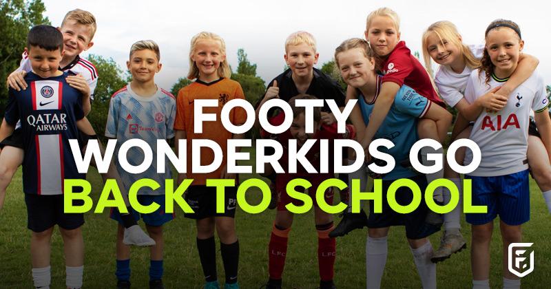 Wonderkids star in FOOTY.COM's back to school campaign