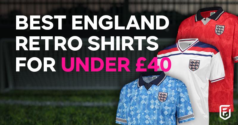 Best retro England shirts for under £40