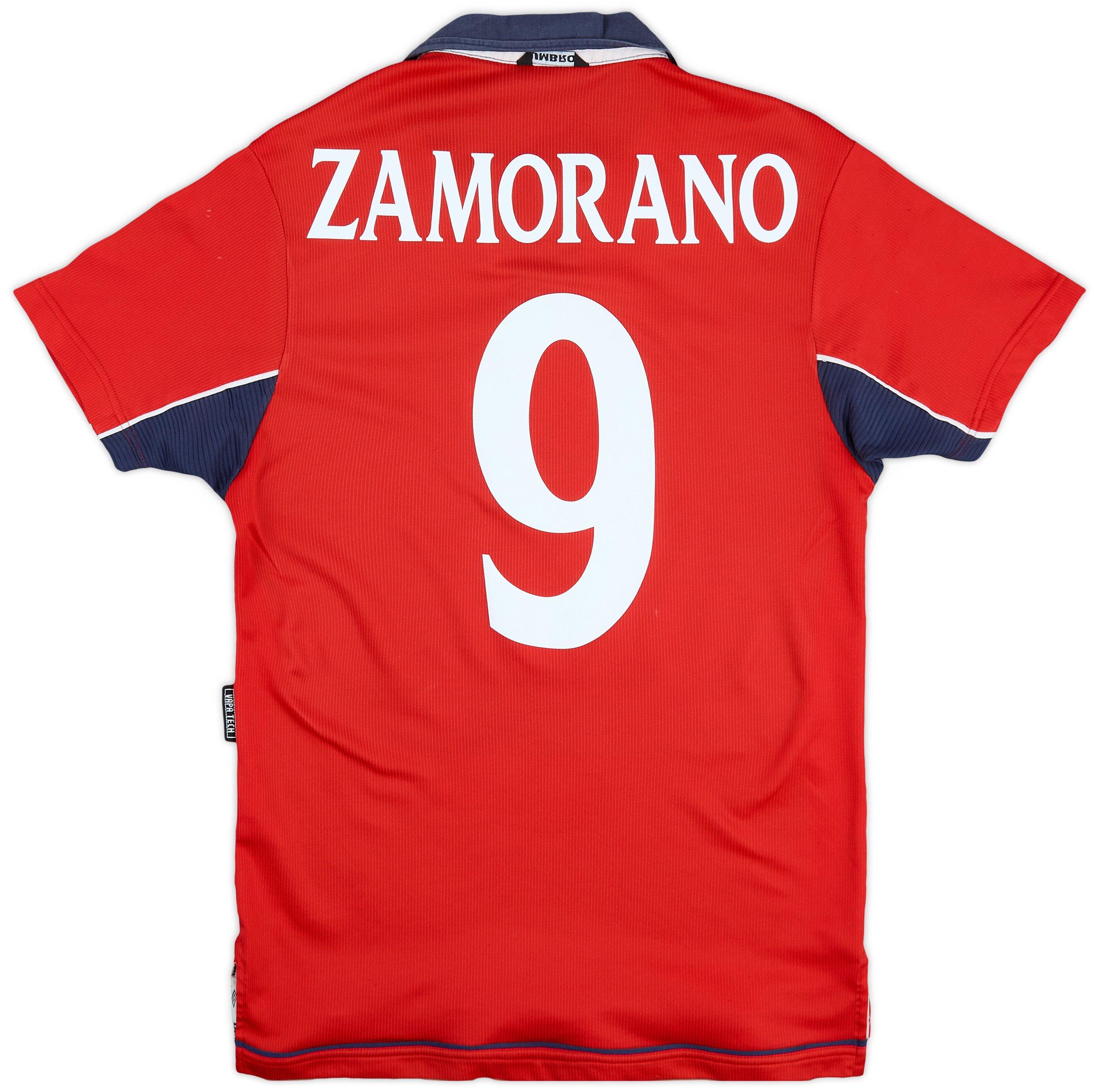 2000-01 Chile Home Shirt Zamorano #9 - 8/10 - (L)