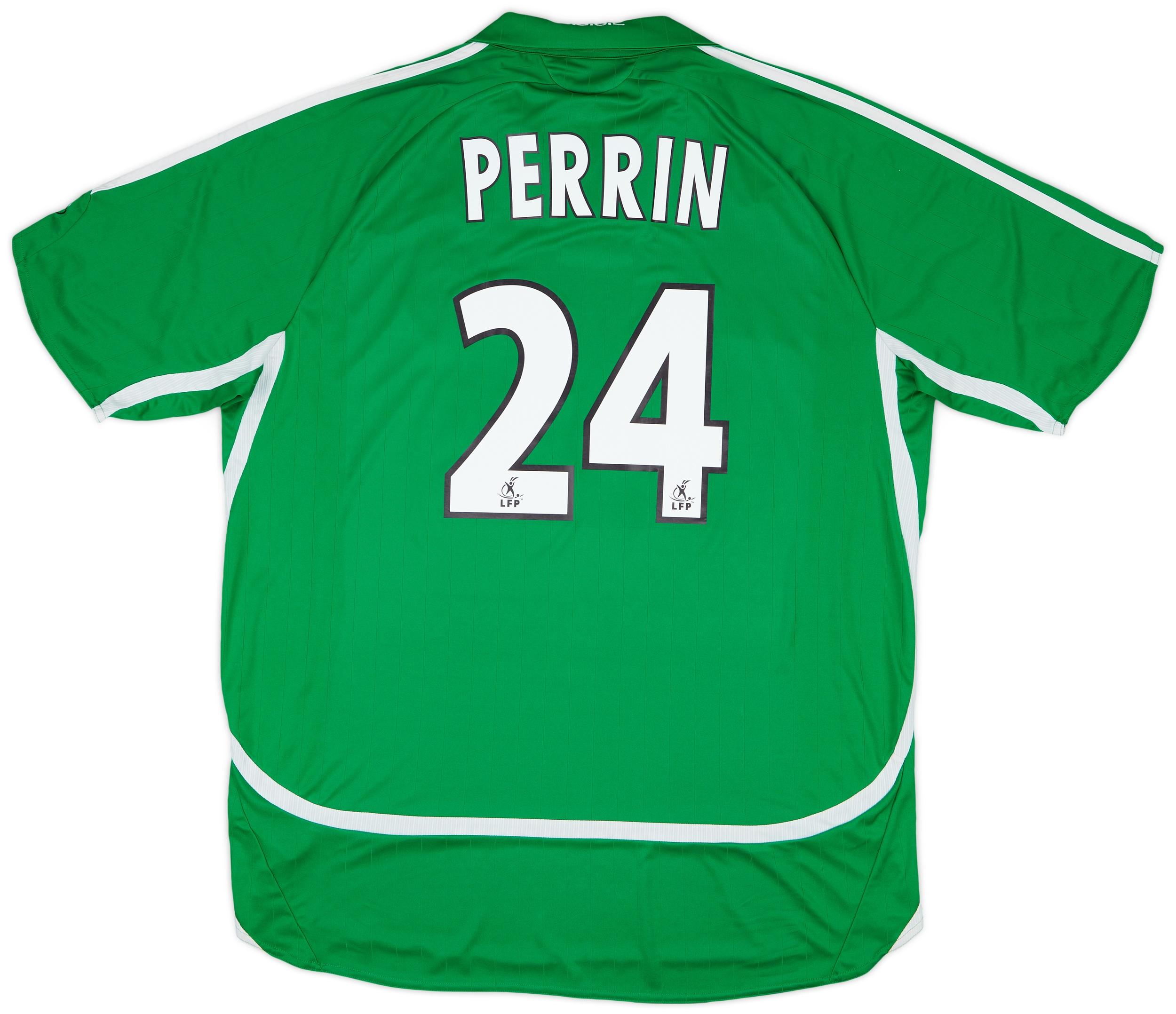 2006-07 Saint Etienne Home Shirt Perrin #24 - 8/10 - (XL)