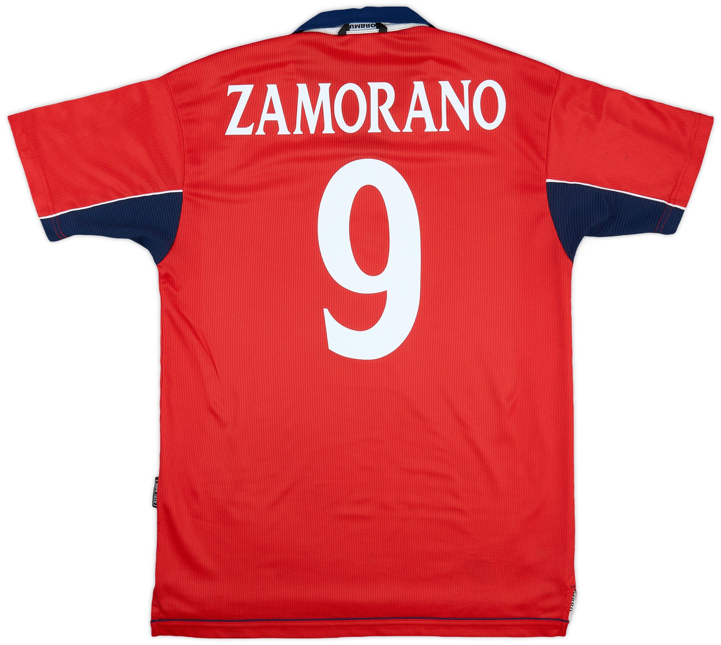2000-01 Chile Home Shirt Zamorano #9 - 7/10 - (S)