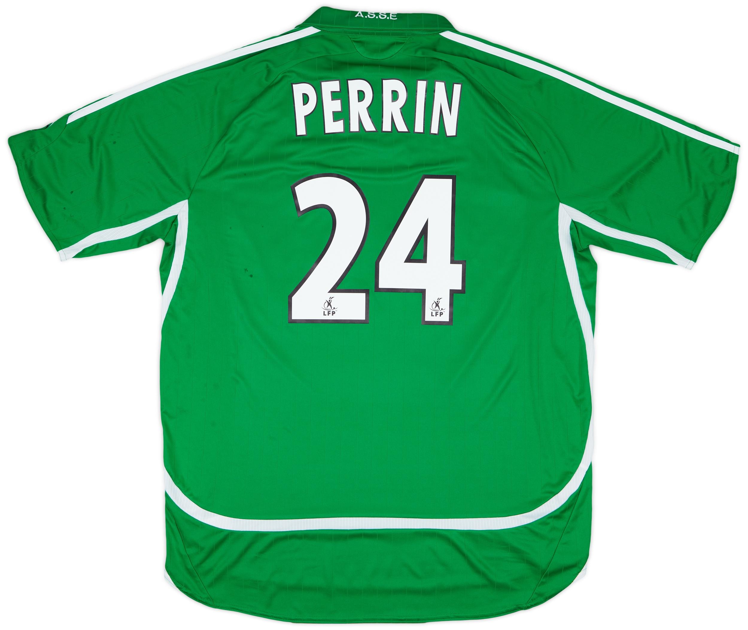 2006-07 Saint Etienne Home Shirt Perrin #24 - 6/10 - (XL)