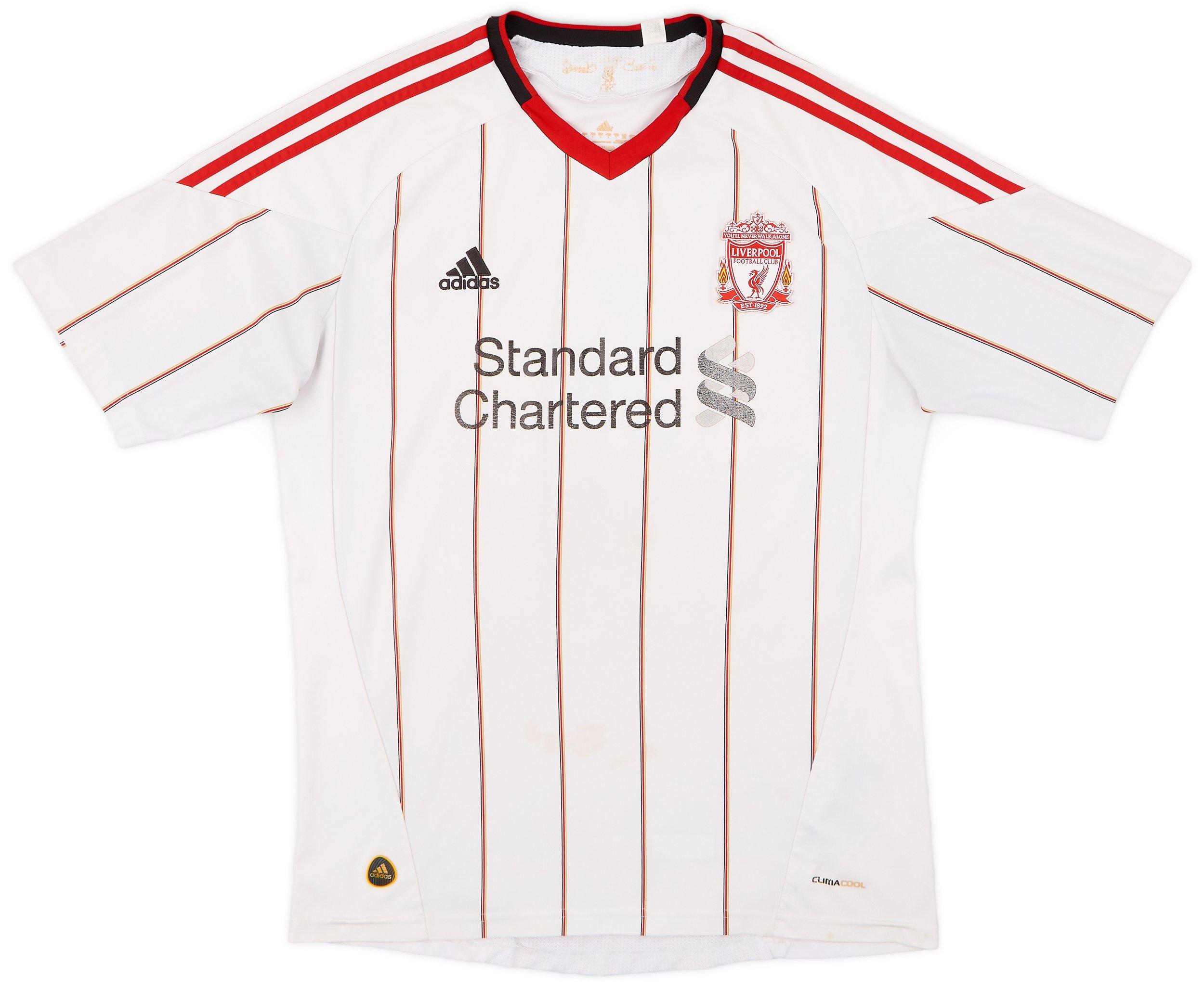 adidas 2010-11 Liverpool Away Shirt Gerrard #8 - 5/10 - (L)