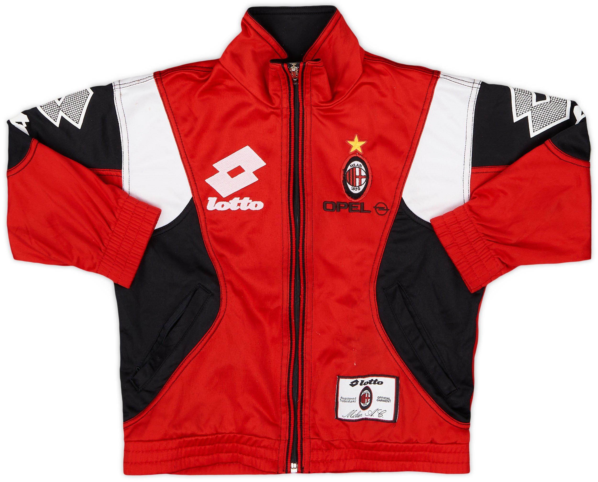 1994-95 AC Milan Lotto Track Jacket - 7/10 - (S.Boys)