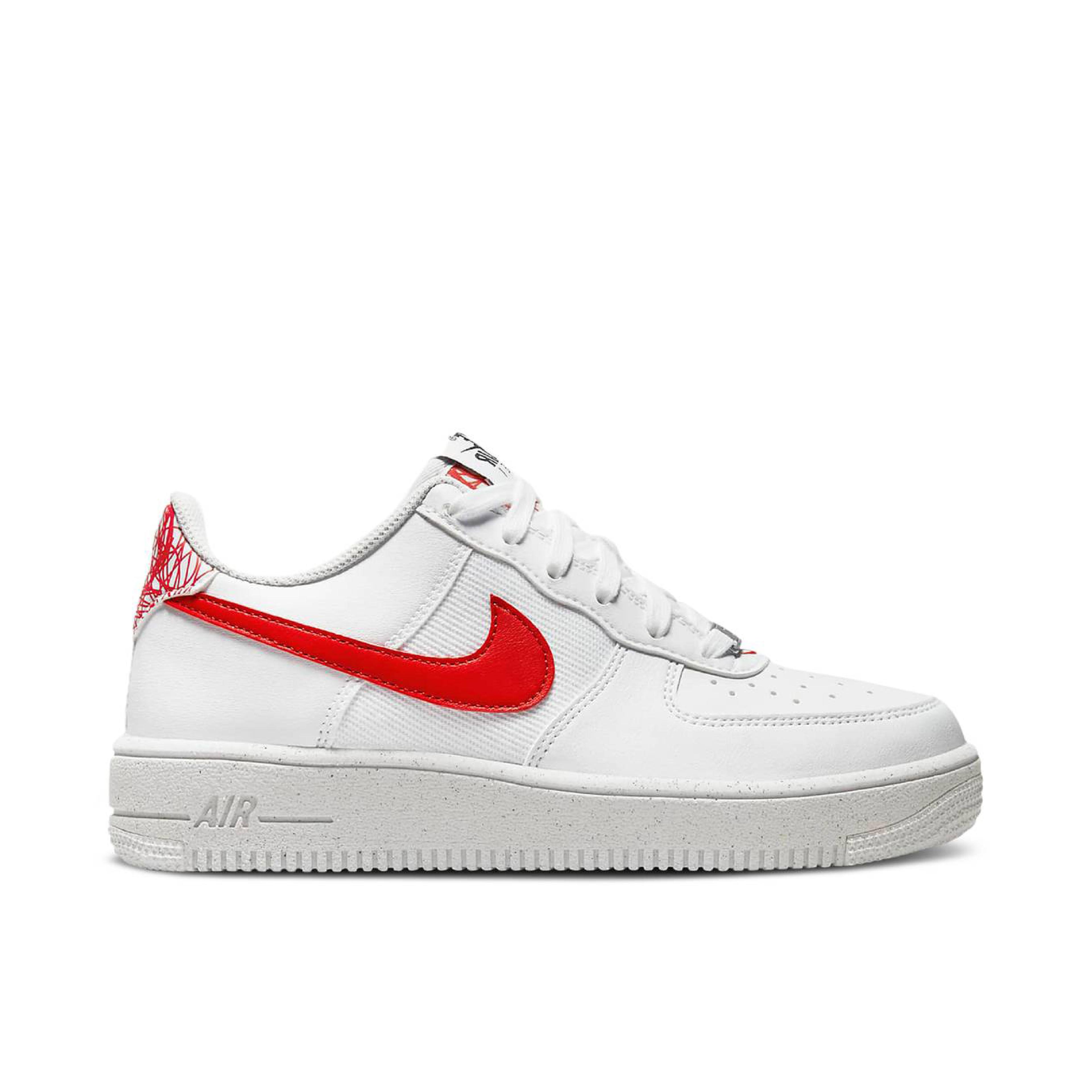 Nike Nike Air Force 1 Crater Next Nature White Habanero Red GS