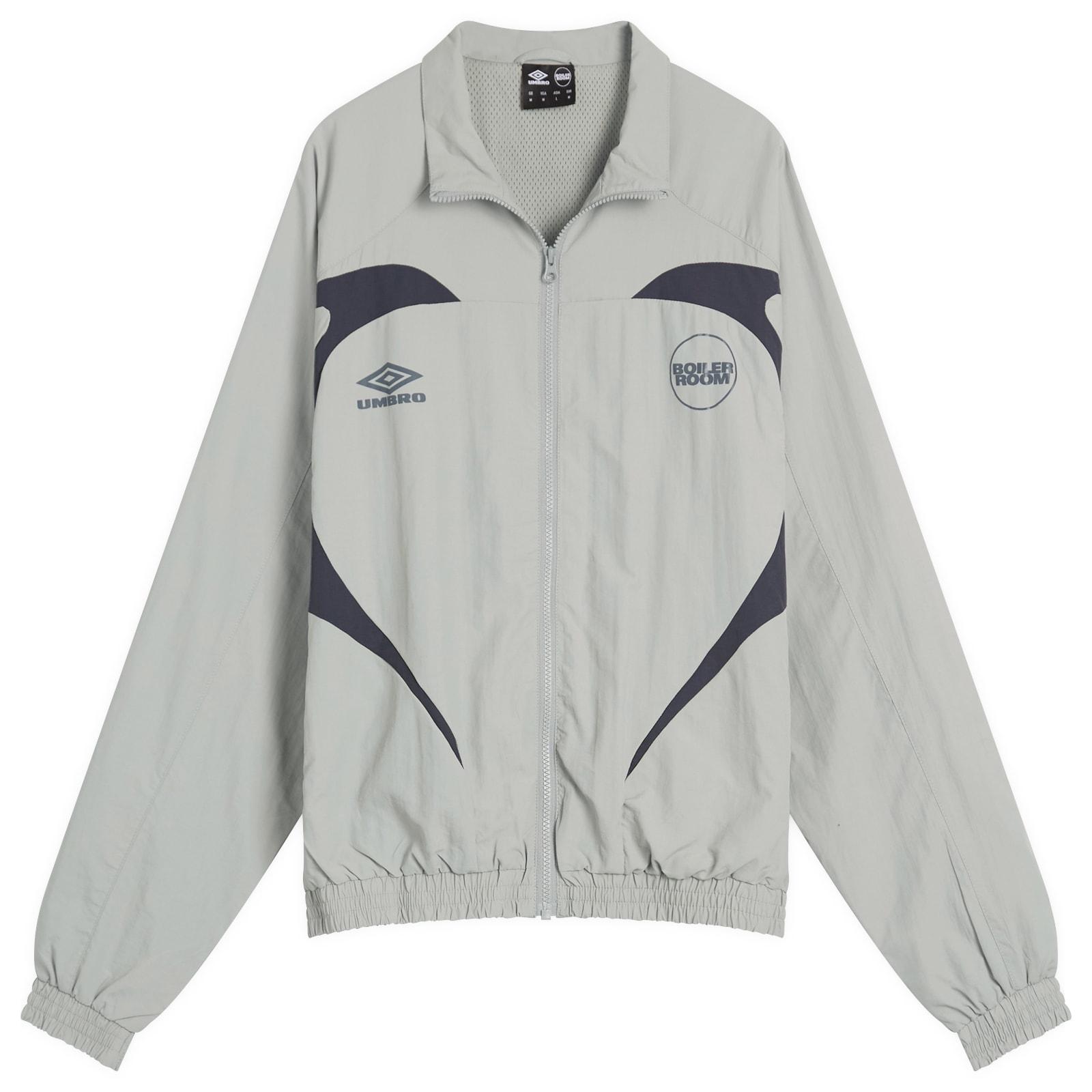 Boiler Room Men's x Umbro Shell Track Jacket Grey
