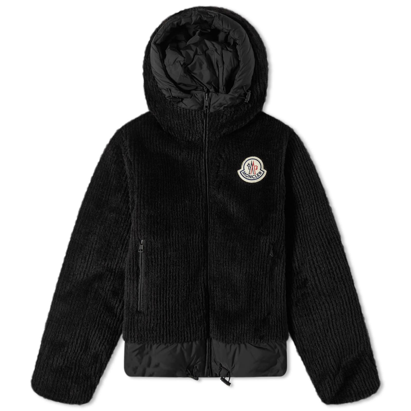 Moncler Men's Tejat Borg Fleece Jacket Black