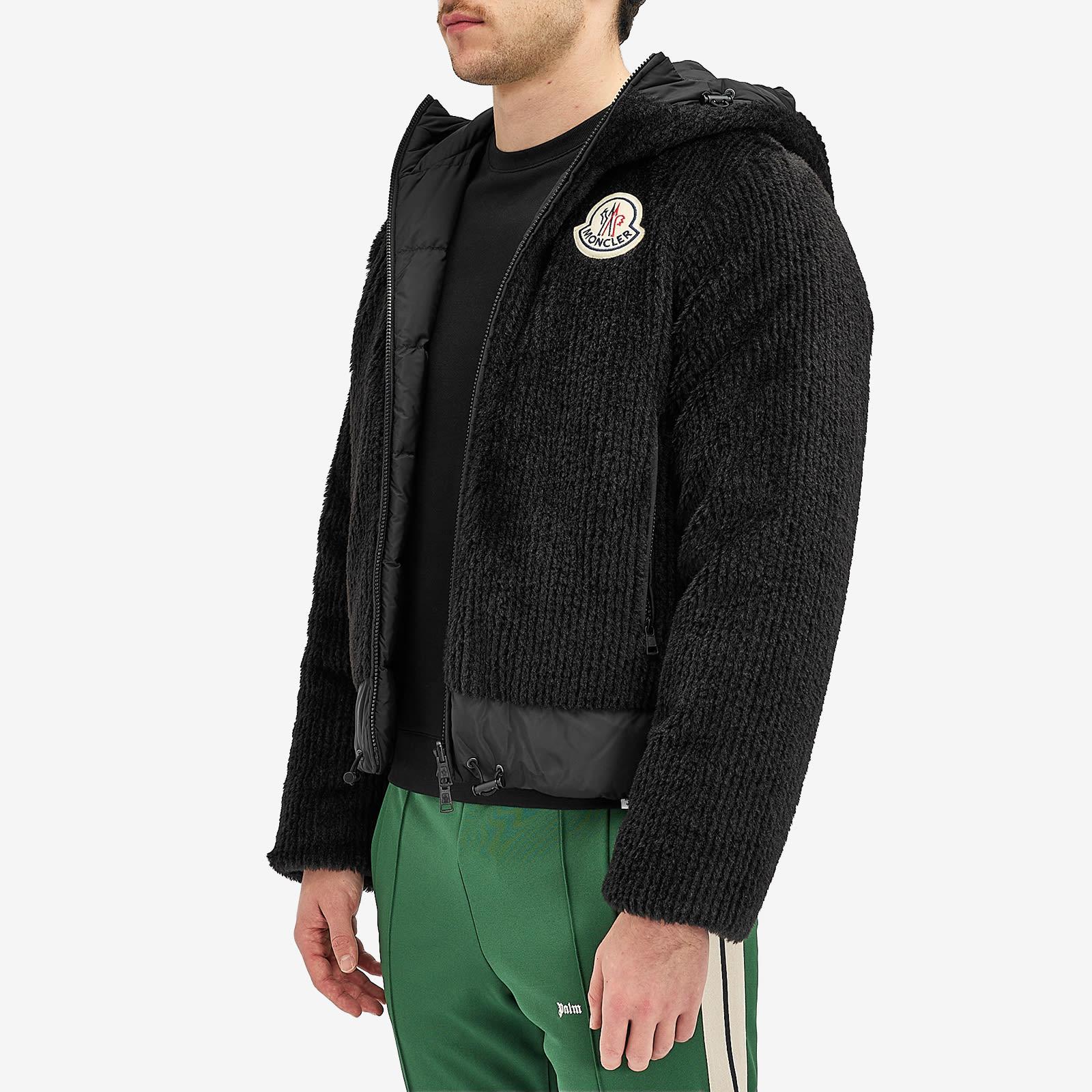 Moncler Men's Tejat Borg Fleece Jacket Black