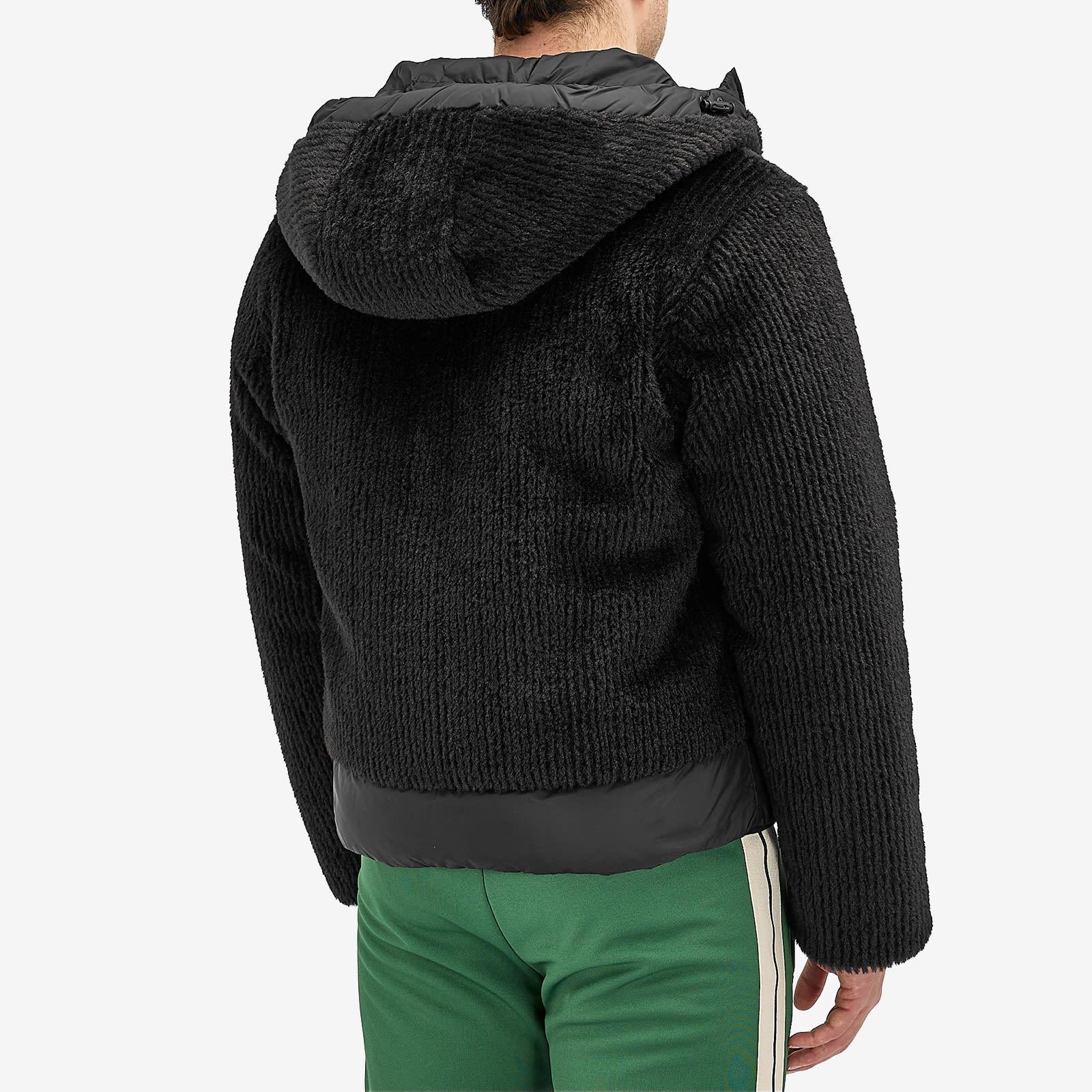 Moncler Men's Tejat Borg Fleece Jacket Black