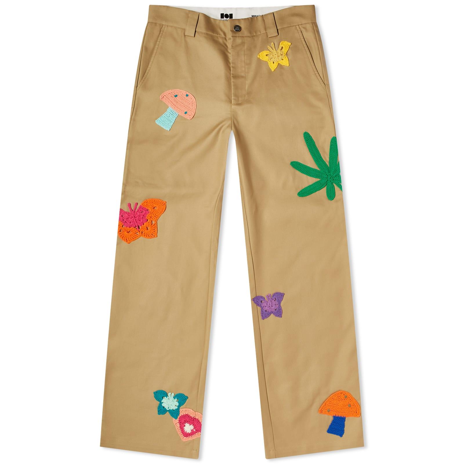 Nahmias Men's Patchwork Worker Pants Sand