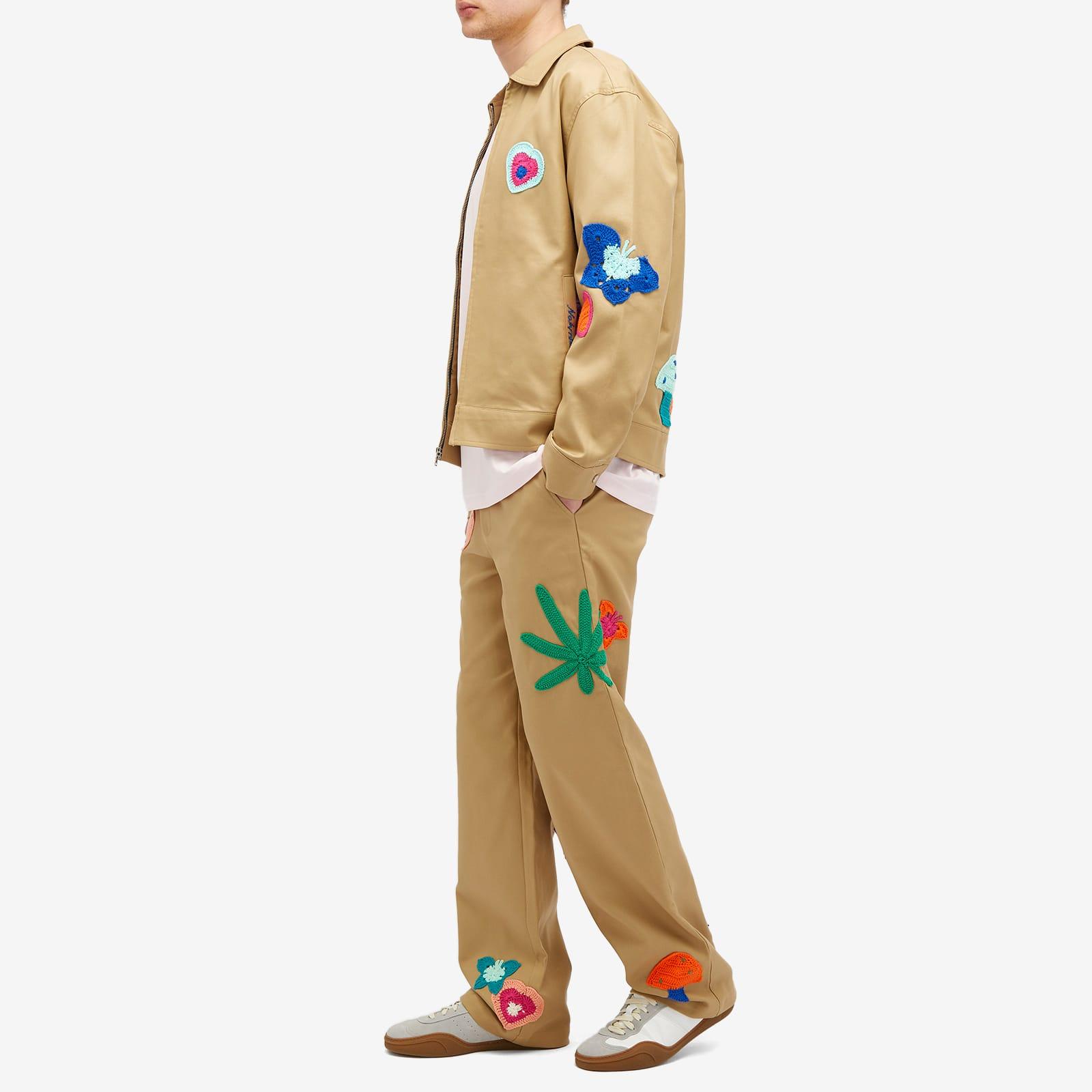 Nahmias Men's Patchwork Worker Pants Sand