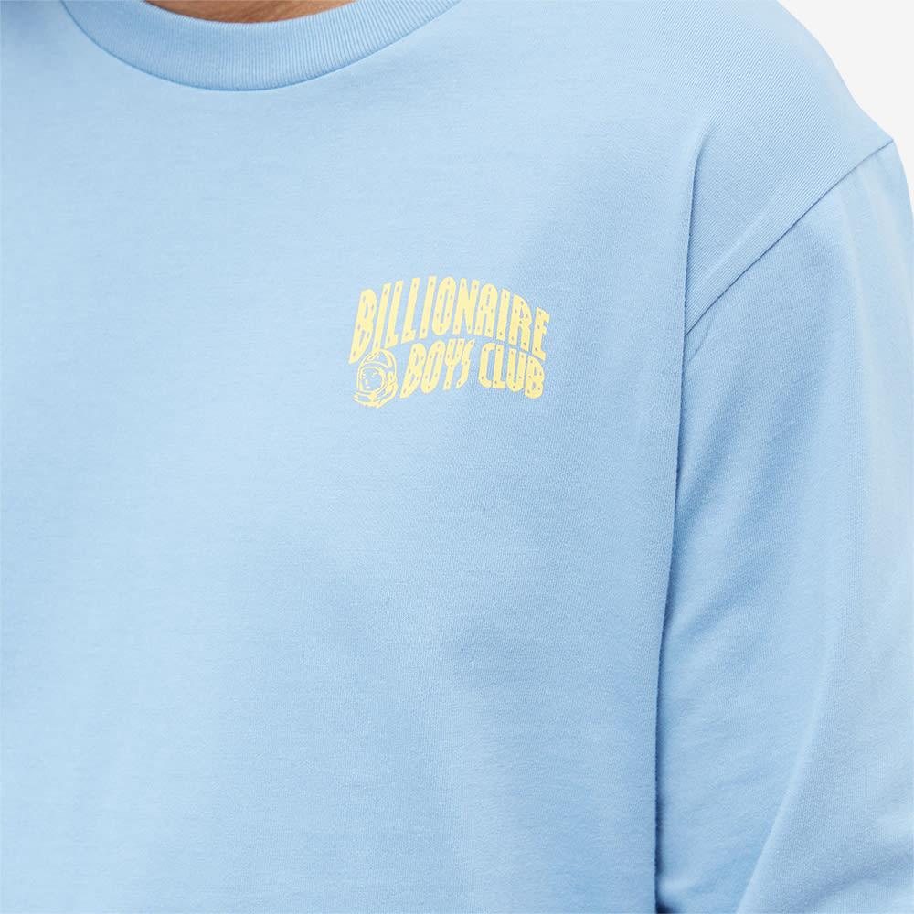 Billionaire Boys Club Men's Long Sleeve Small Arch Logo T-Shirt Powder Blue