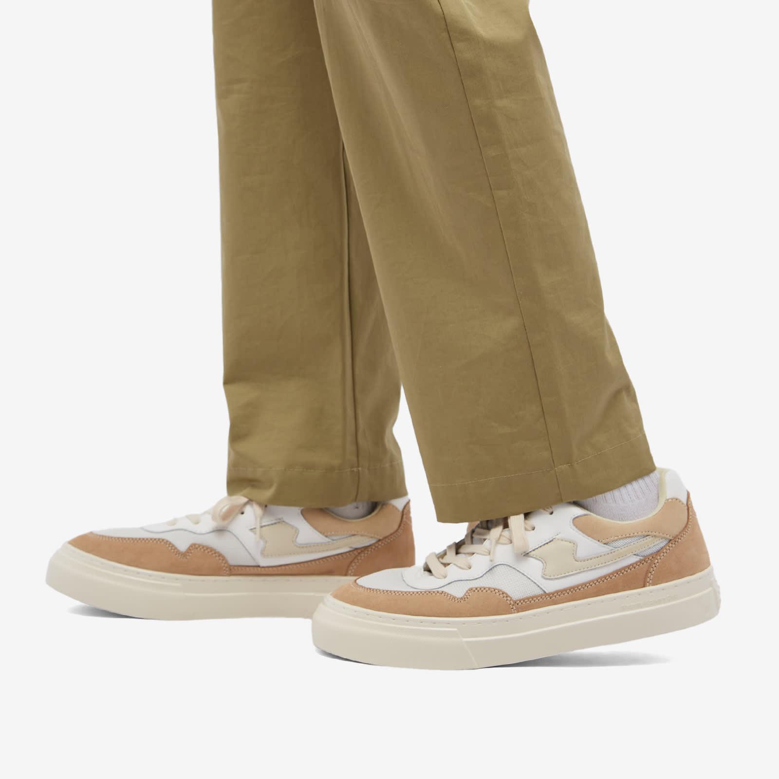 Stepney Workers Club Men's Pearl S-Strike Suede Mix White/Earth