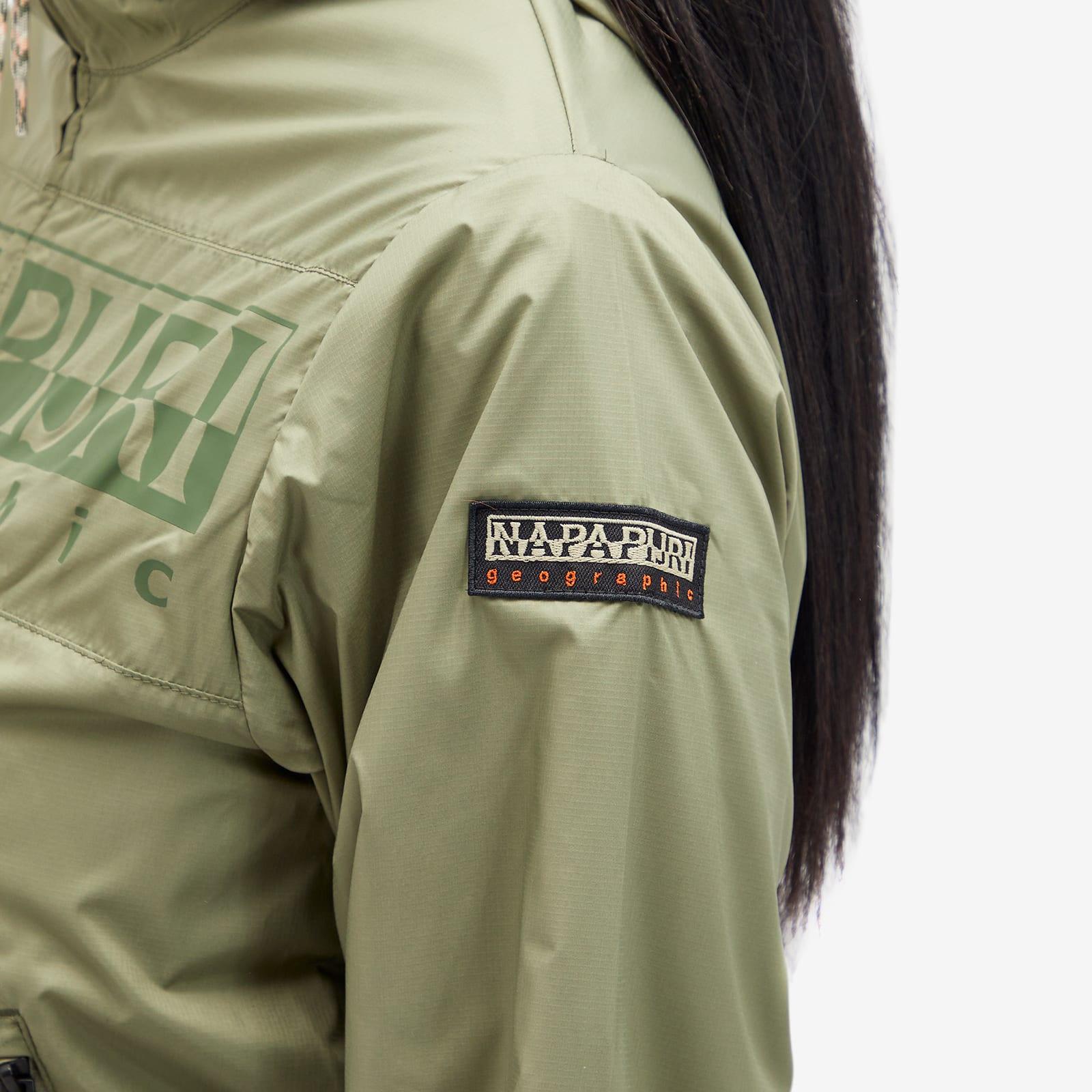 Napapijri Women's Raymi Logo Zip Jacket Green Lichen