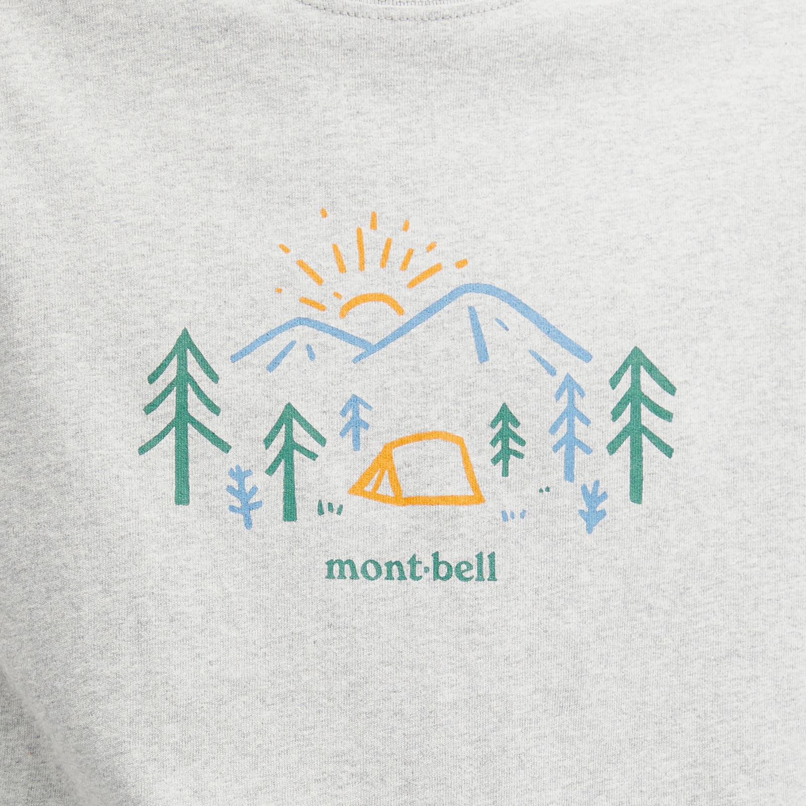 Montbell Men's Mountain Morning T-Shirt Light Grey