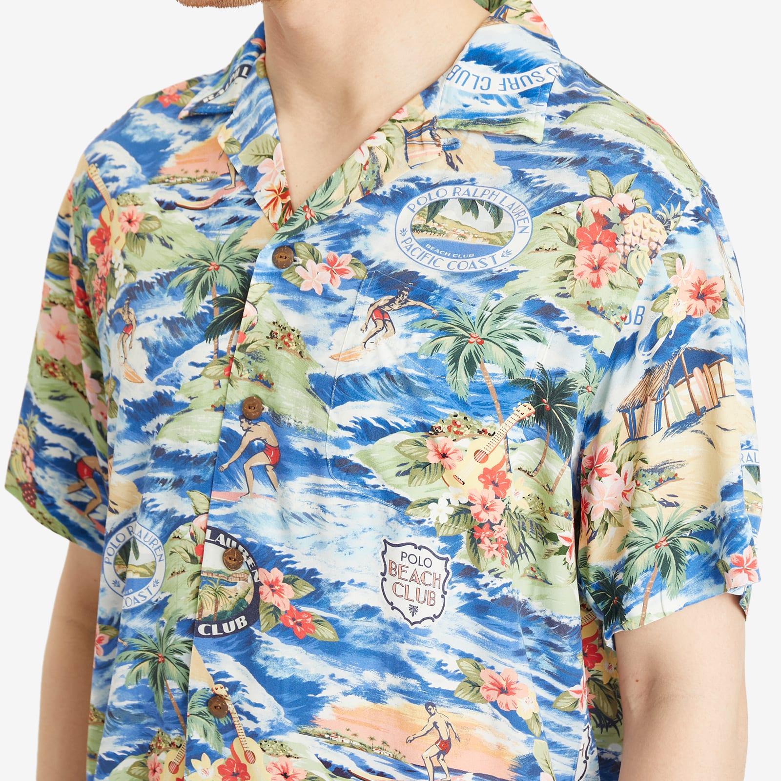 Polo Ralph Lauren Men's Surf Club Vacation Shirt Polo Surf Scene