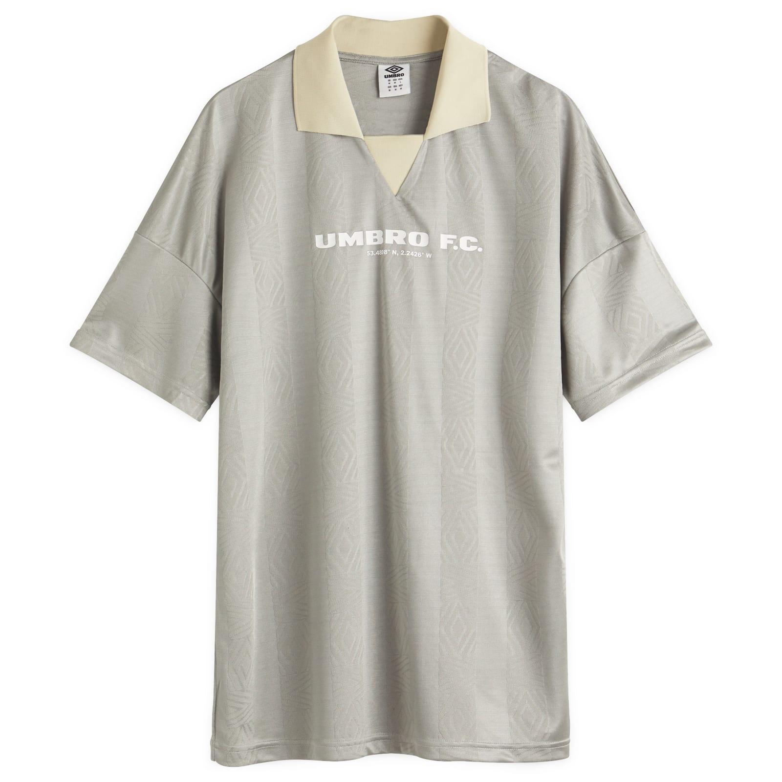 Umbro Retro Football Jersey Silver Griffin