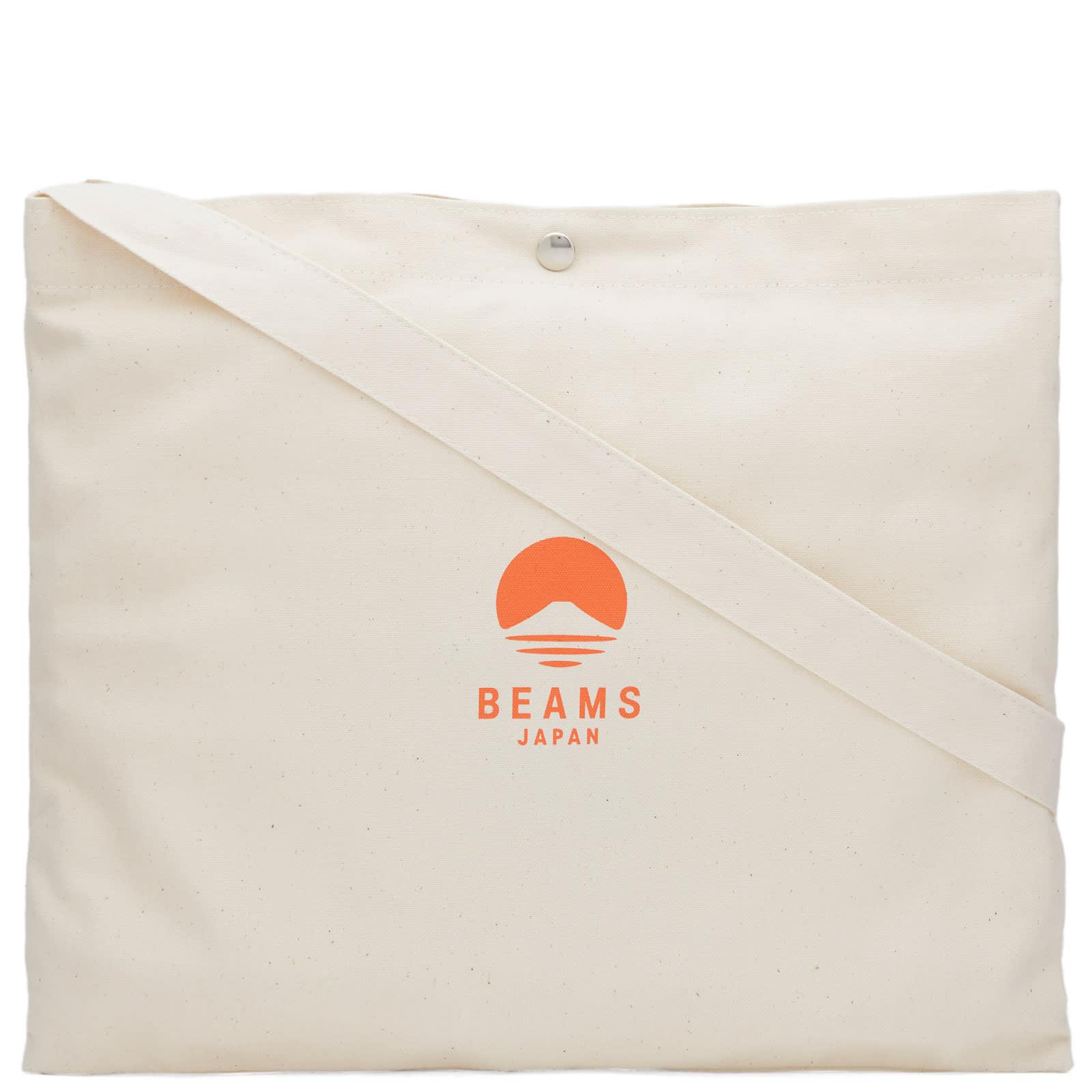 BEAMS JAPAN Shoulder Bag Natural/Orange