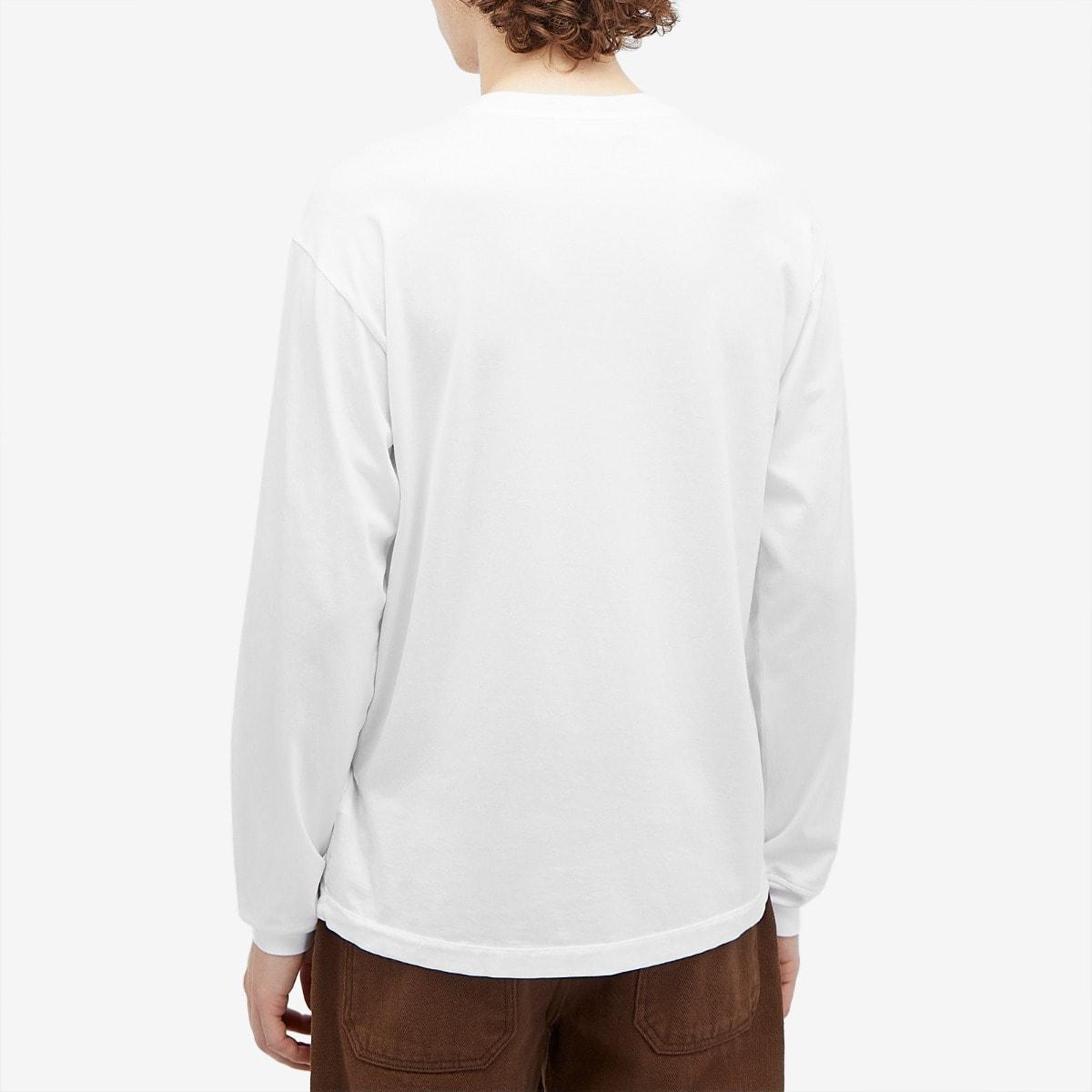 Stone Island Men's Long Sleeve Patch T-Shirt White