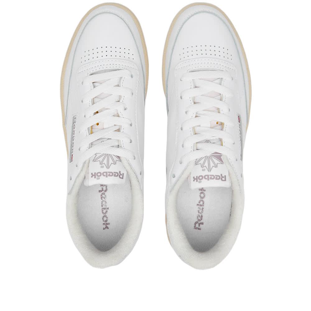 Reebok Women's Club C 85 Vintage W White/Chalk/Infused Lilac