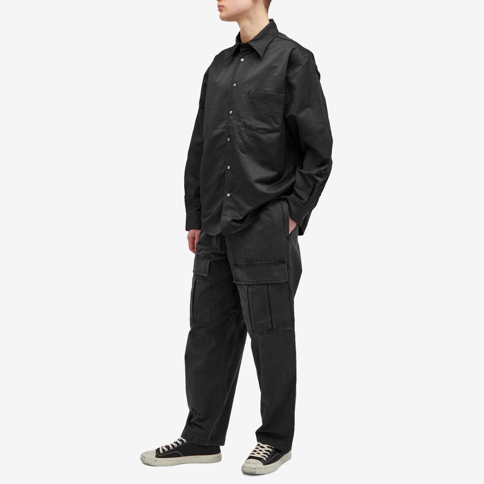 Asics Acne Studios Men's Prudento Cotton Ripstop Pants Black