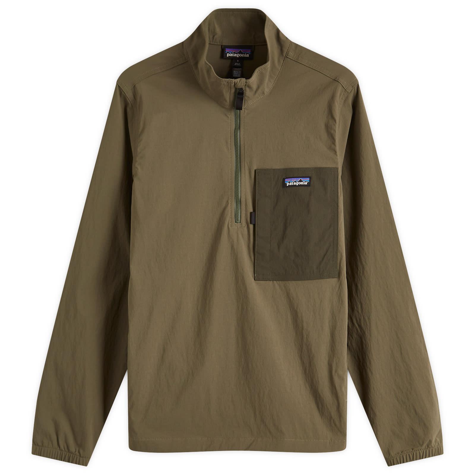 Patagonia Men's Outdoor Everyday Marsupial Pullover Top Basin Green