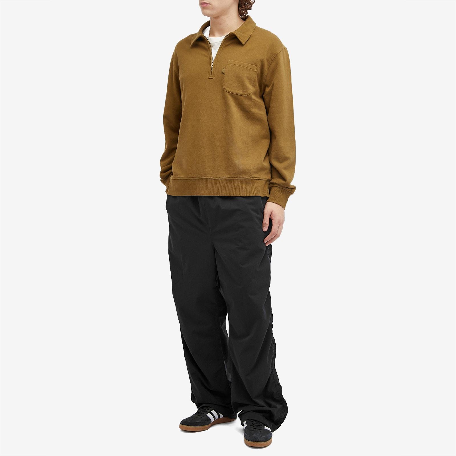 BEAMS Men's Puckering Easy Trousers Black