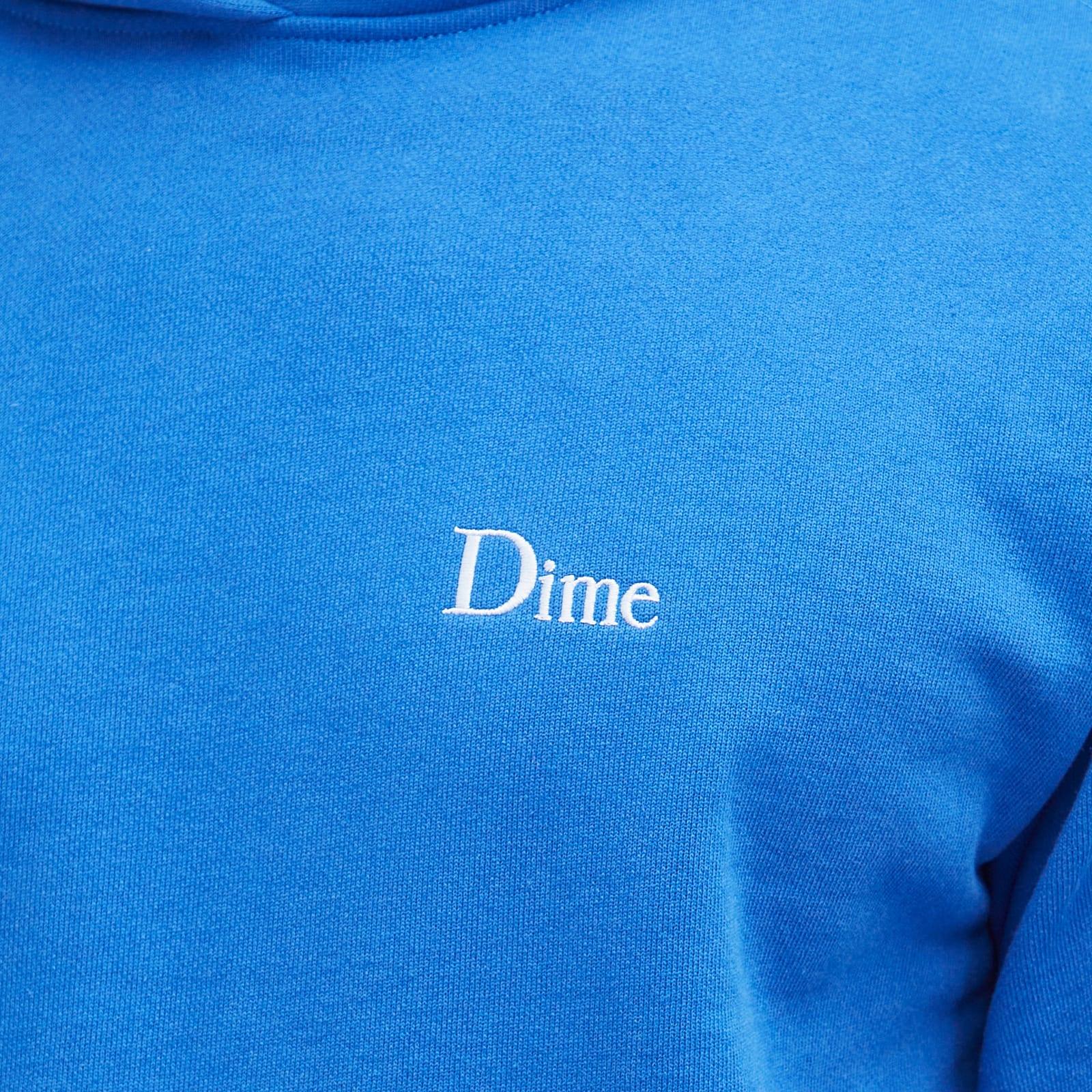 Asics Dime Men's Classic Small Logo Heavyweight Hoodie Navy Blue