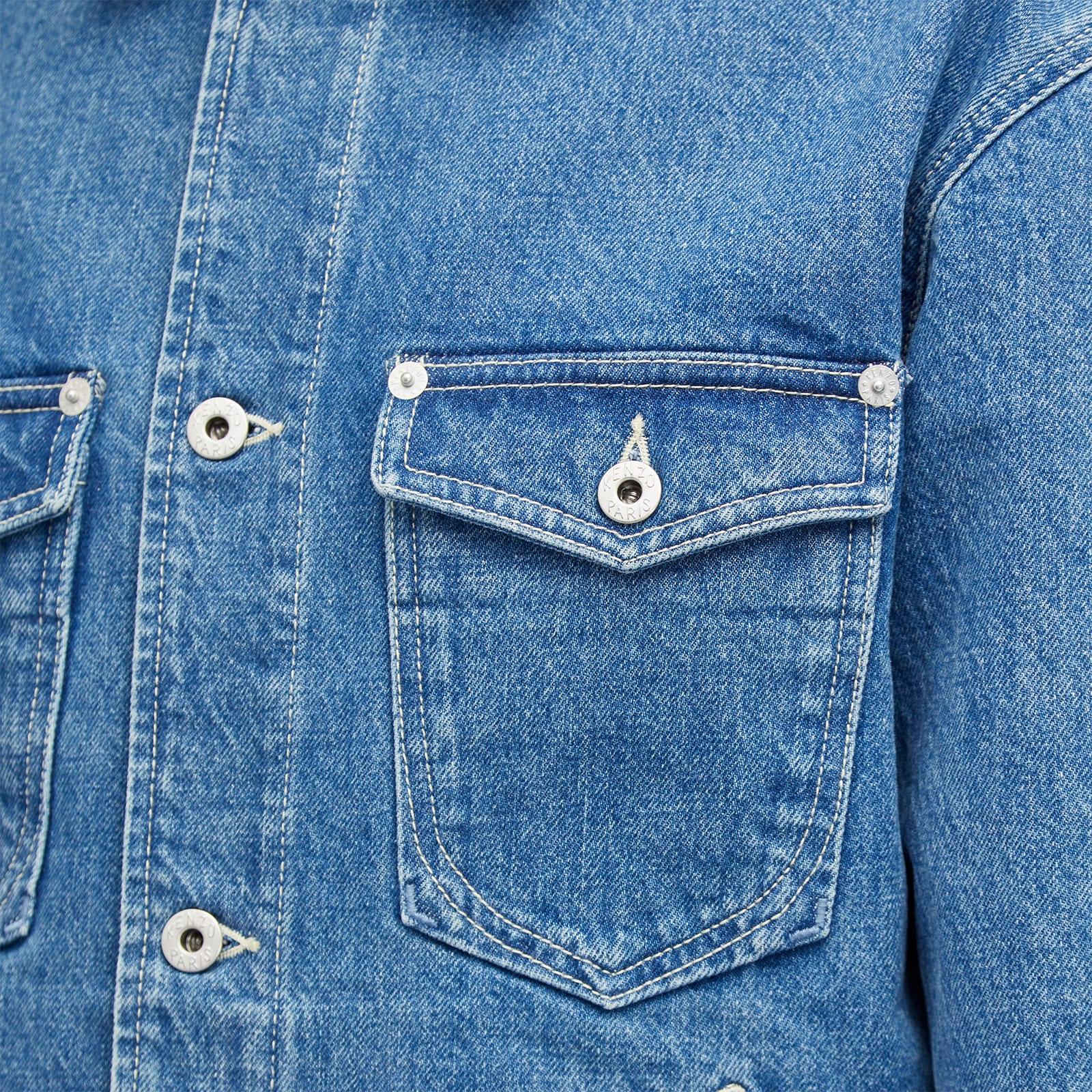 Kenzo Men's Boke Denim Trucker Jacket Blue