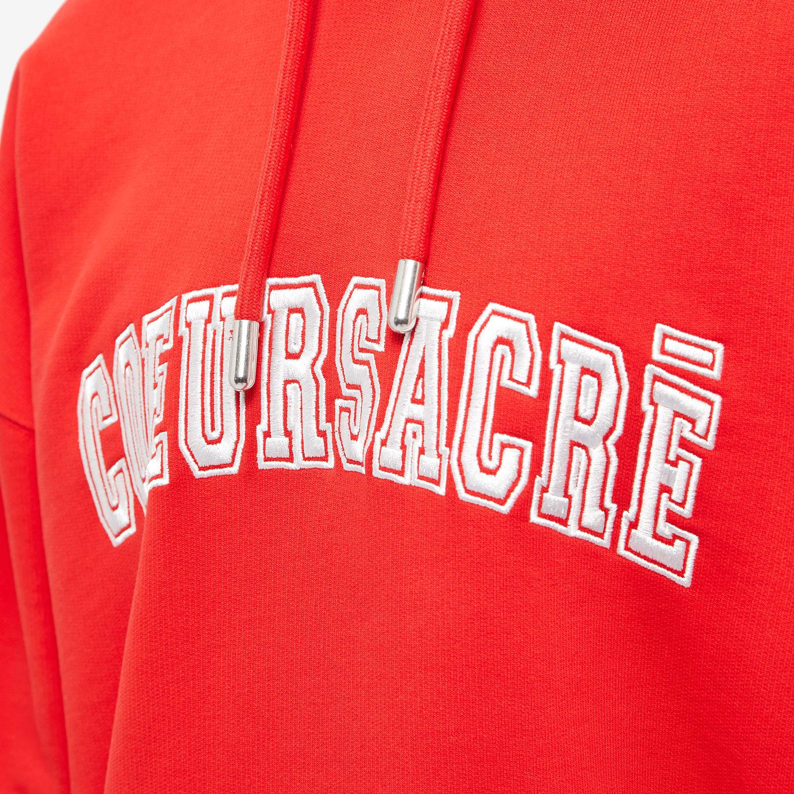AMI Paris AMI Coeur Sacre Popover Hoodie Scarlet Red