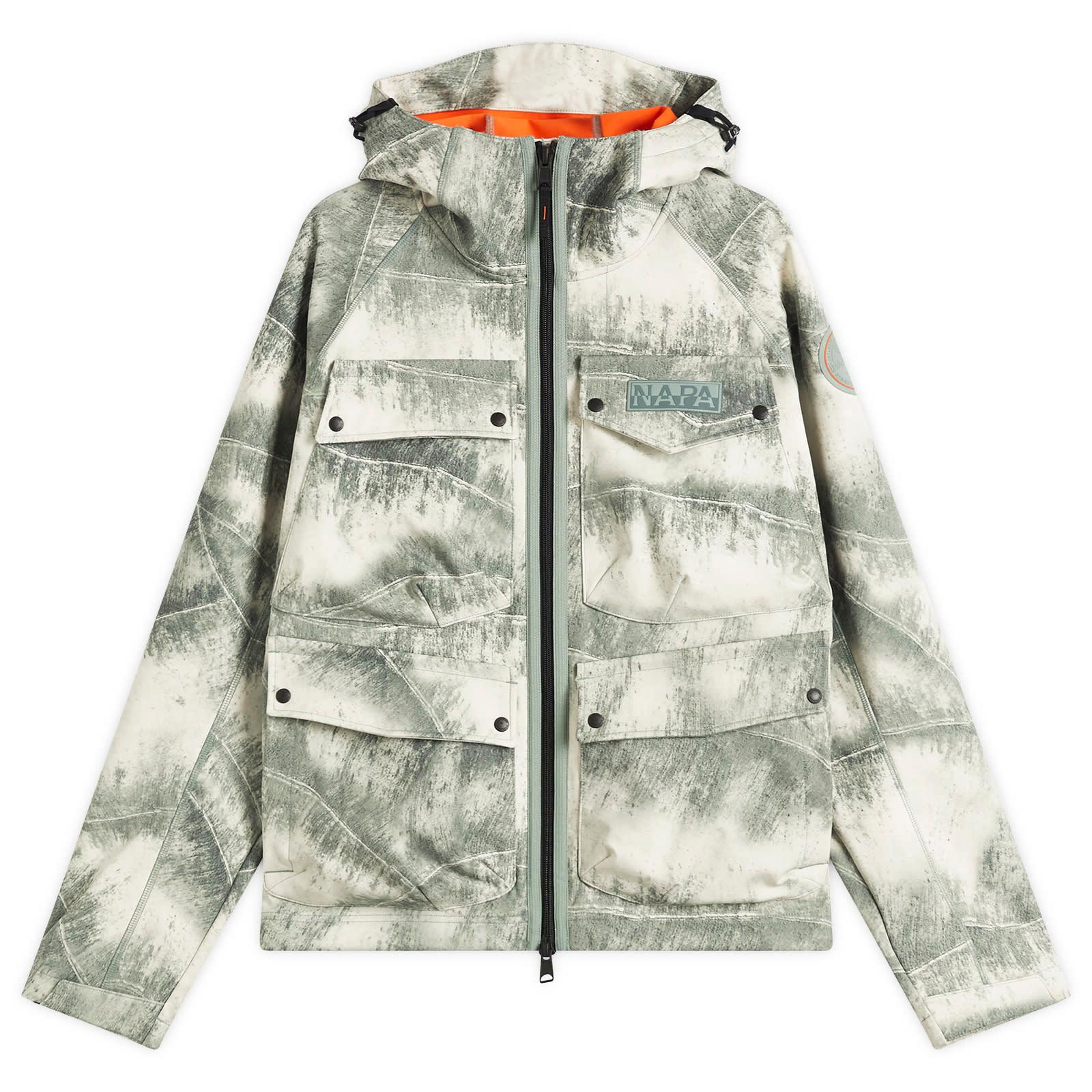 Napapijri Men's Multi Pocket Soft Shell Jacket Aop Fcp