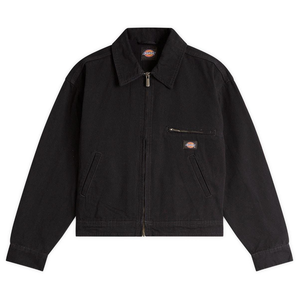 Dickies Women's Canvas Jacket Stone Washed Black