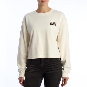 Vans  VN000EV53KS-WHITE  women's Sweatshirt in Kaki
