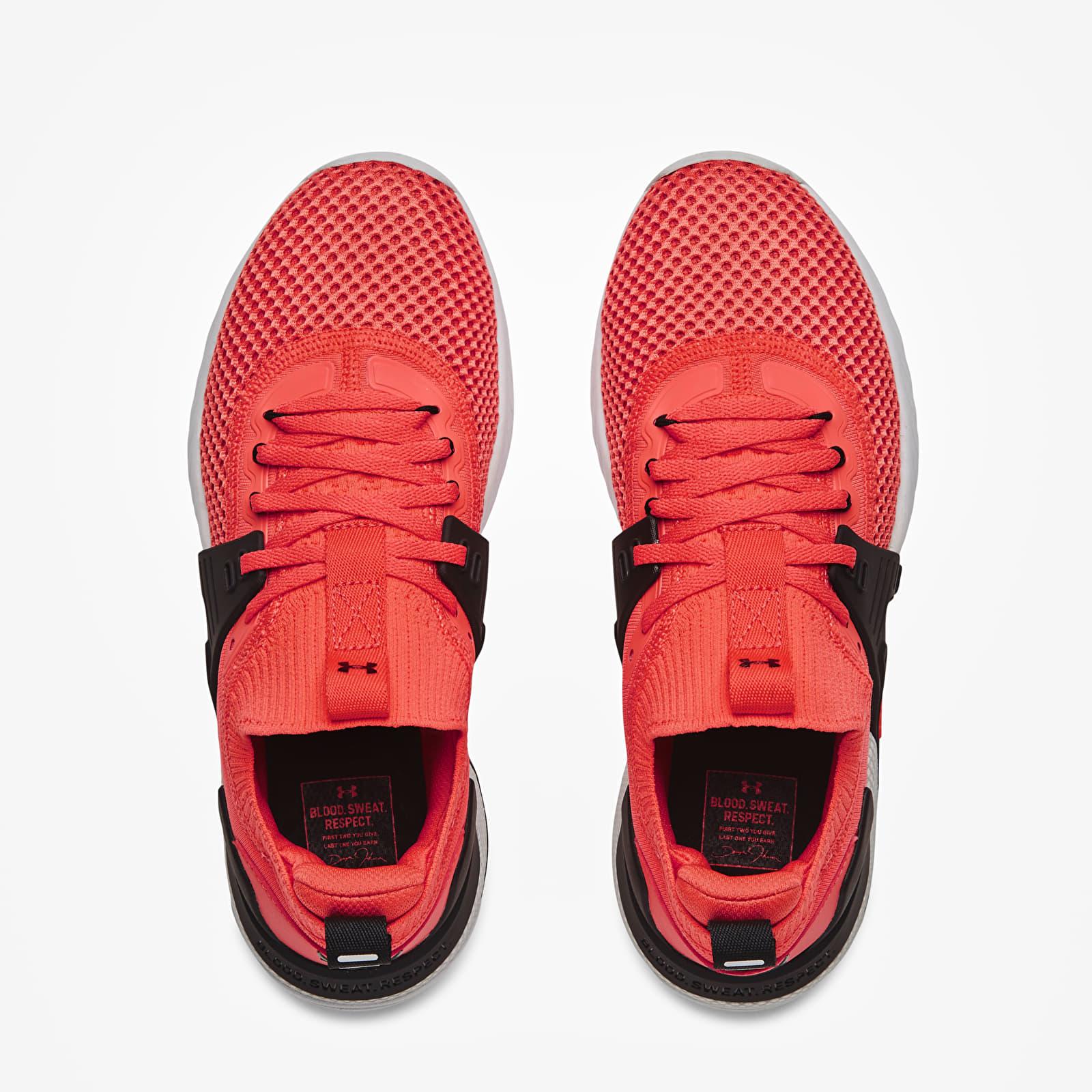 Under Armour Project Rock 4 Red Womens Trainers