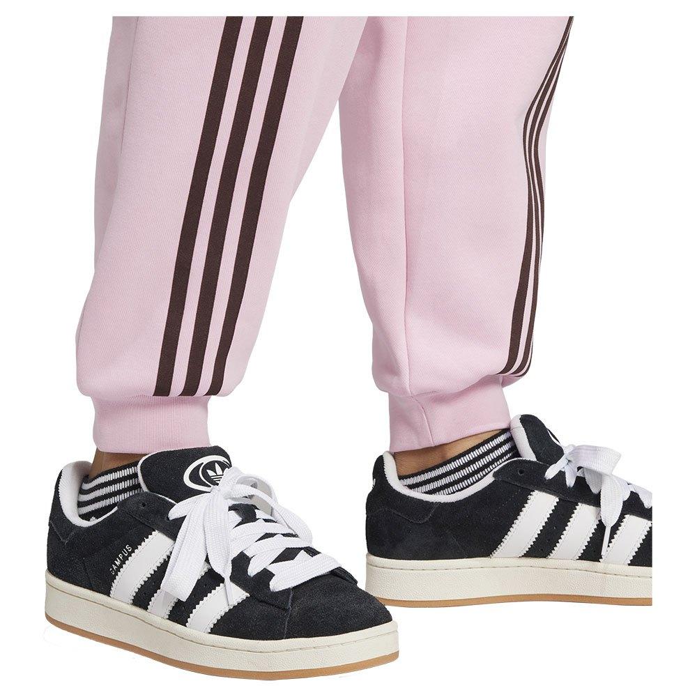 adidas Originals Womens 70s 3-Stripes Fleece Jogger - Pink - Size S - Pink