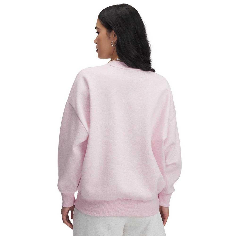 Under Armour  Rival Fleece Women's Oversized Crew Prime Pink / White XXL