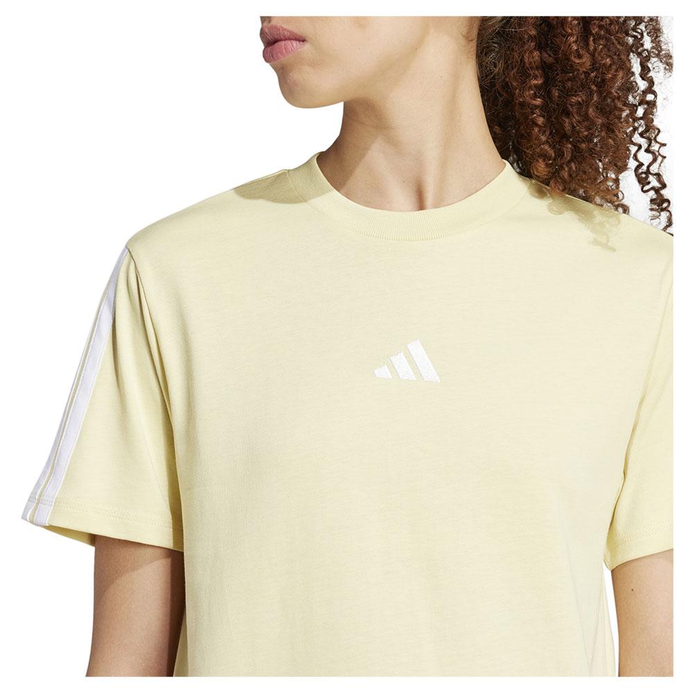 Adidas Essentials 3 Stripes Cotton Short Sleeve T-shirt