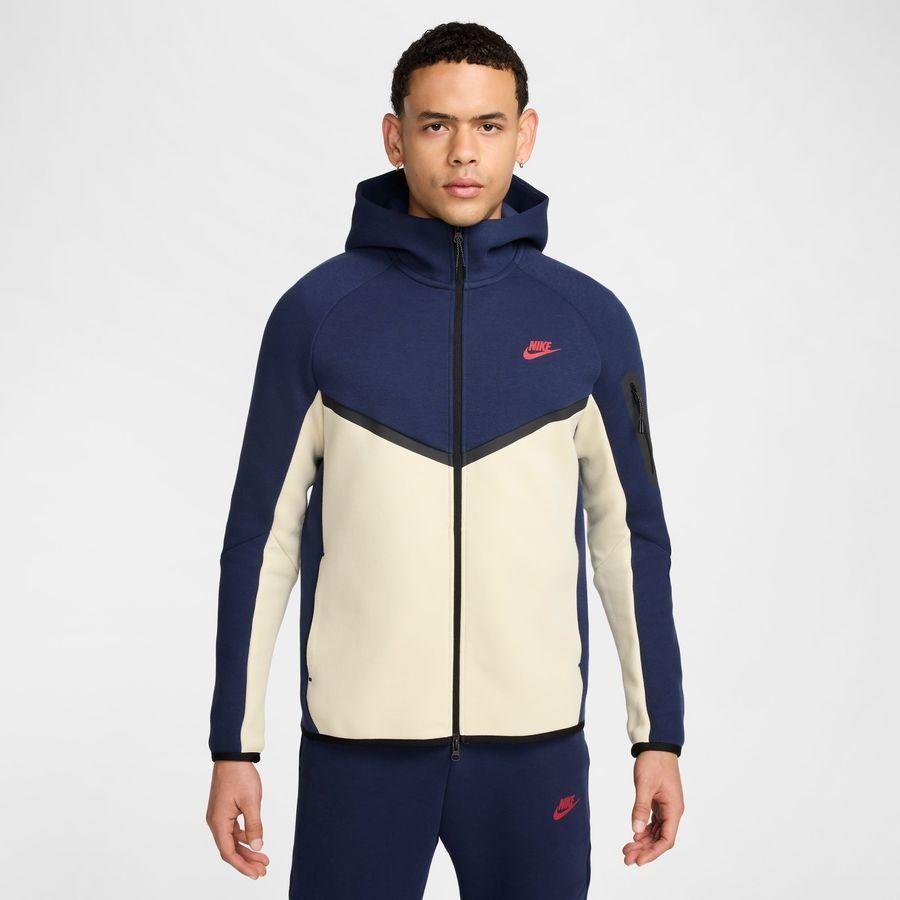 Nike Tech Fleece Full Zip Hoodie - Blue - Mens