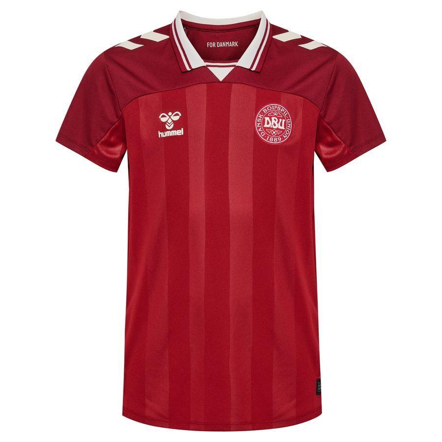 Denmark Home Shirt Women's Euro 2025 Kids - ['Red']