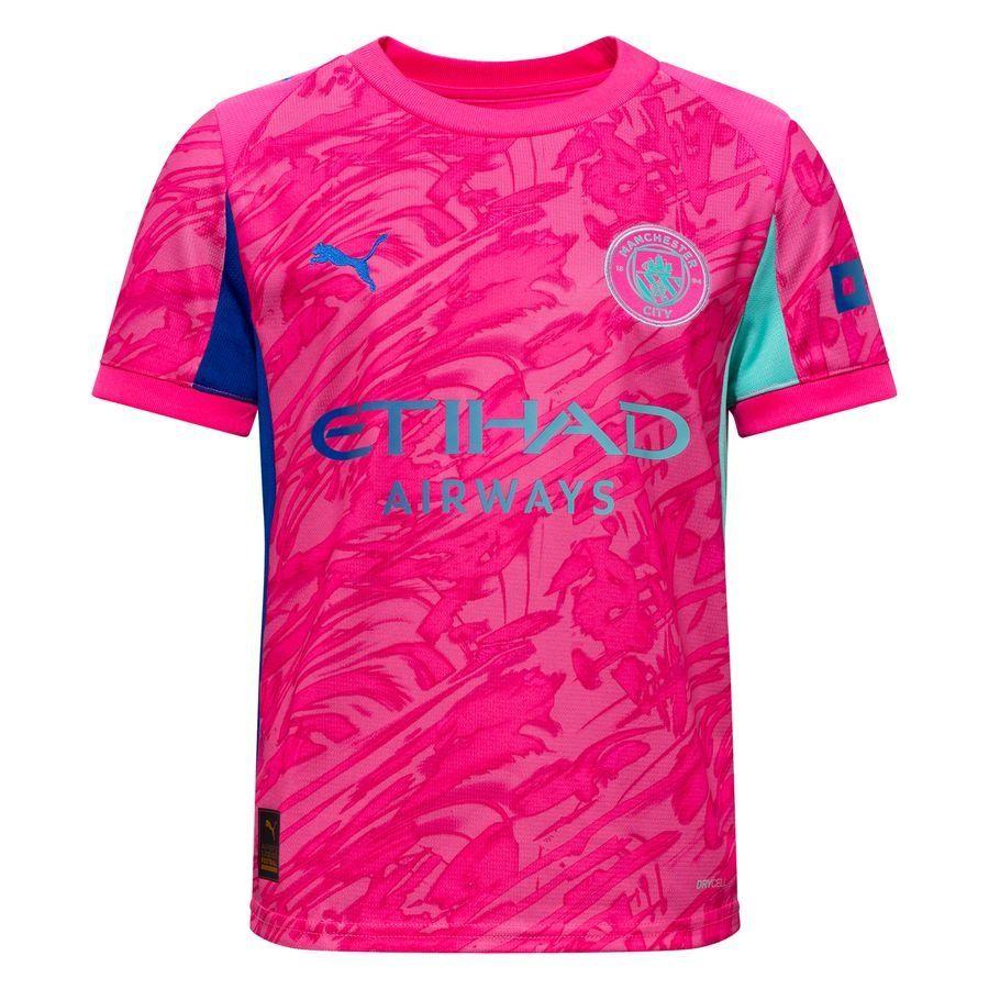 PUMA Manchester City 25/26 Goalkeeper Jersey Youth, Pink Pes/Aquatic