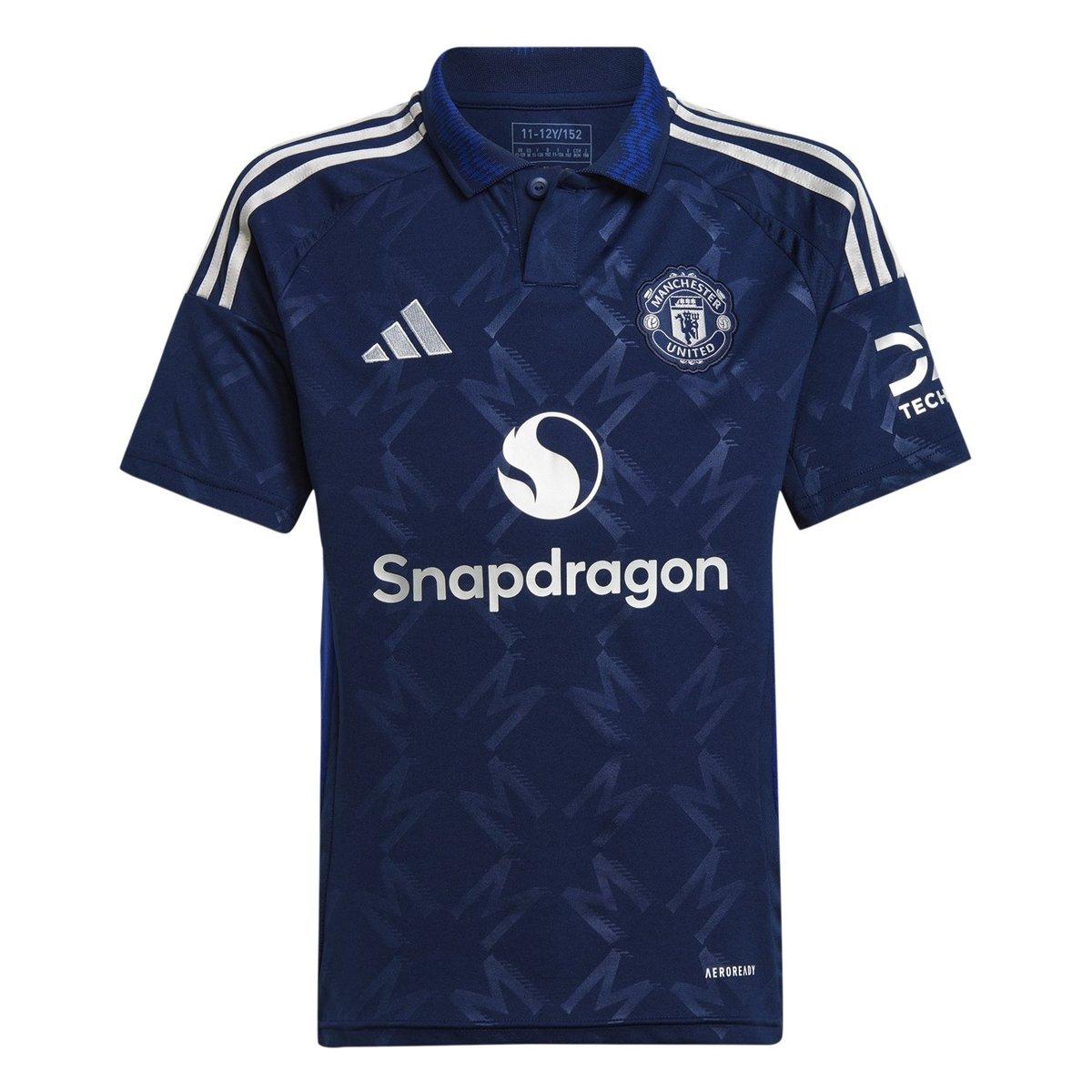 adidas Manchester United Kids SS Away Shirt 2024/25
