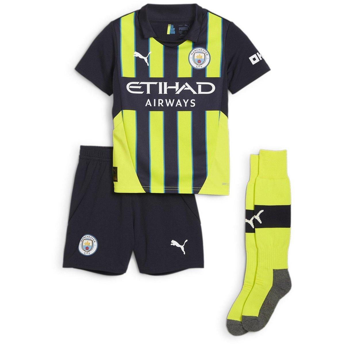 Puma Manchester City Kids SS Away Mini Kit 2024/25