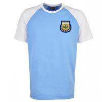 Kids Argentina Raglan Sleeve Sky/White T-Shirt